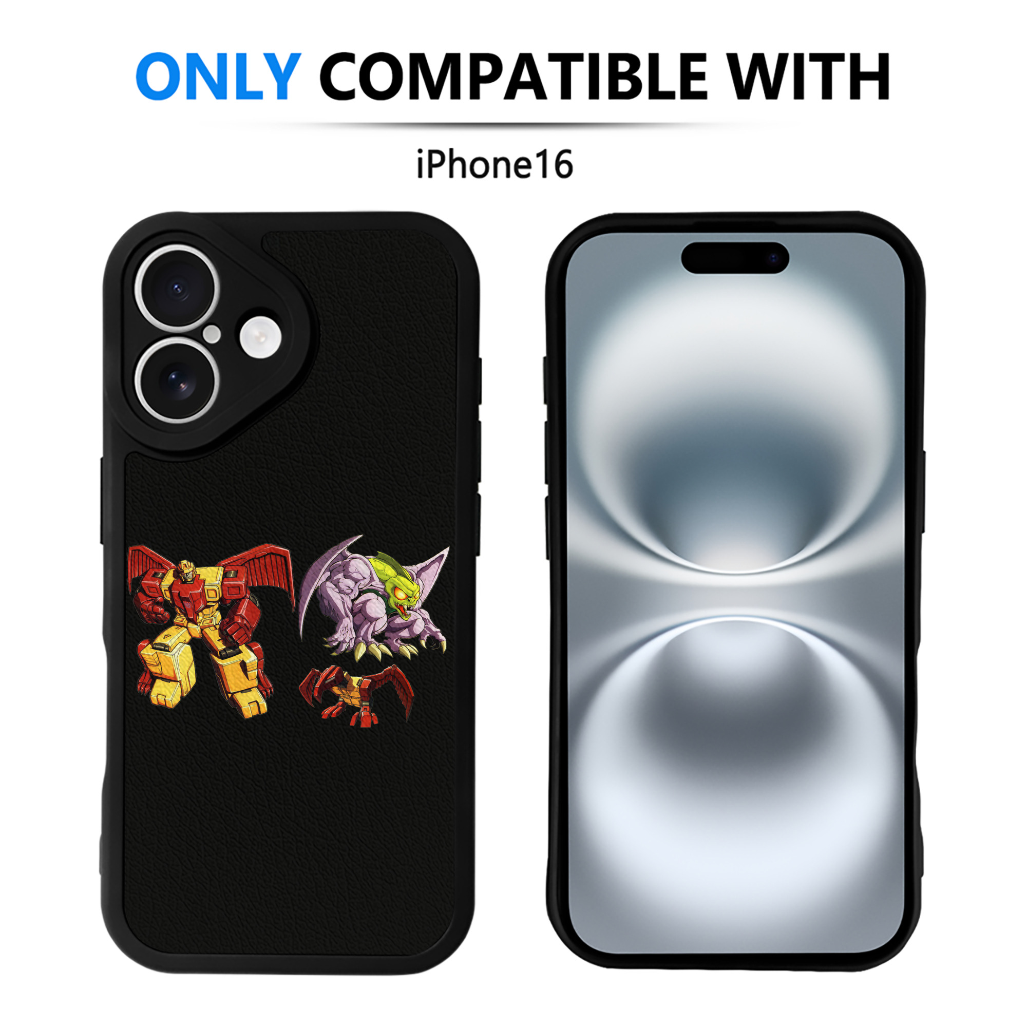 （画像用）  【iPhone 16シリーズ対応】シリコンスマホケース（レザー調） 材質：シリコン